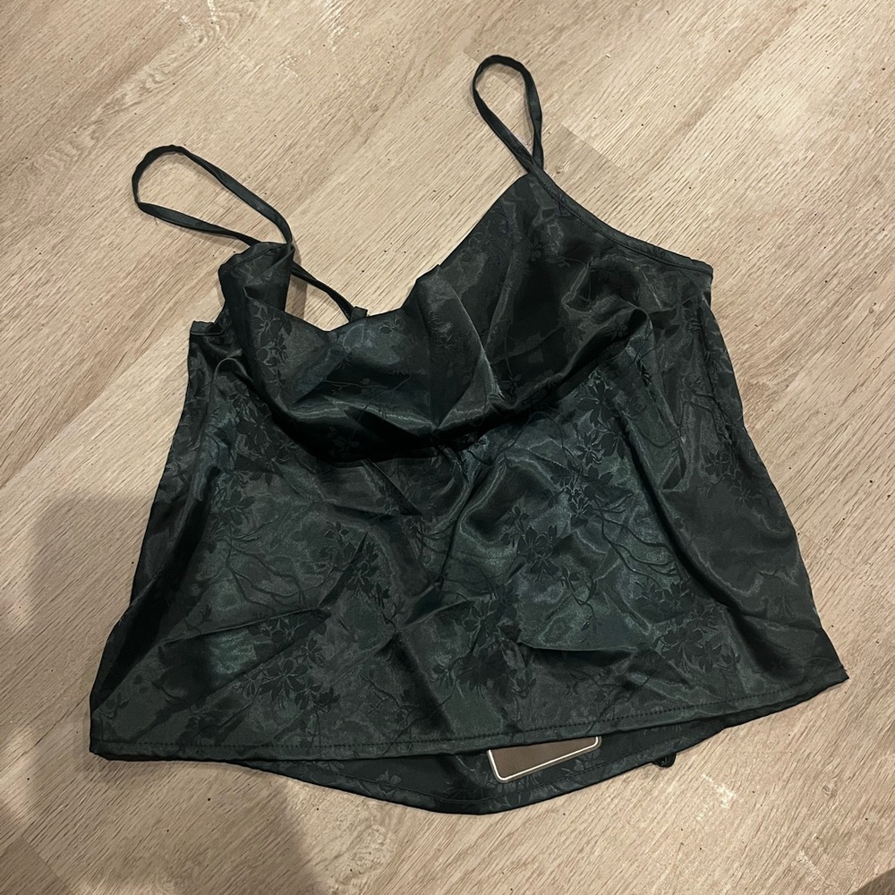 Silk tank top